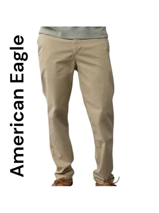 American Eagle Outfitters Other - American Eagle-Men’s 32x34 chino pants. Slim straight tan khaki. Excellent cond!